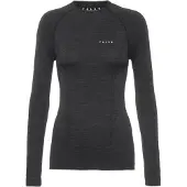 Falke Wool-Tech Longsleeve sneldrogend wol functioneel functioneel shirt met lange mouwen dames zwart - maat XL