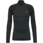 Falke - Wool-Tech L/S Zip - Merino-ondergoed XL, zwart