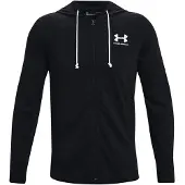 Under Armour Sportsweatvest 'Rival' zwart / wit