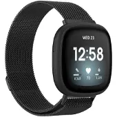 IMoshion Milanees magnetisch bandje voor de Fitbit Versa 4/ 3 / Sense (2) - Zwart