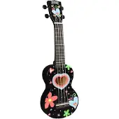 Mahalo Soprano ukelele - MA1 - Art Series - Zebra motief - Met draagtas