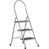 Altrex Cromato huishoudtrap 3-treeds met hoge beugel Silver - 500951