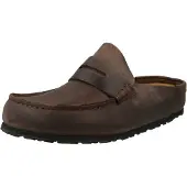 Birkenstock Muiltjes 'Naples Wrapped' donkerbruin