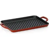 kela Grillplaat, Gietijzer, Rood, 25 x 35 cm - | Calido
