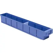 LA-KA-PE Stellingbak | L600xB93xH83mm | blauw polypropyleen | 16 stuks - VKB 600/93 BLAU VKB 600/93 BLAU