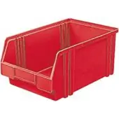 LA-KA-PE Magazijnbak | L350/300xB200xH150 mm | PS rood | 10 stuks - LK2 ROT