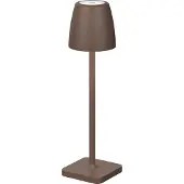 Lyora Tafellamp Colt roestbruin oplaadbaar