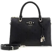 GUESS Schoudertas 'Sac Bandoulière Dita Dome Satchel Black Logo' zwart