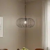 Domiluce Hanglamp Globe, dimbaar, bruin / roest, Woon-/ Eetkamer, metaal, hanglamp