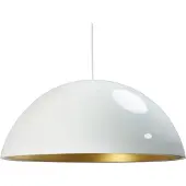 ROYALTECH Hanglamp Lipeo, dimbaar, wit / opaal, Woon-/ Eetkamer, metaal, hanglamp
