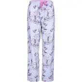 Pj Salvage Pyjamabroek ' Flannels ' lichtblauw / pink / zwart