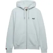 Superdry Sweatvest 'Essential' navy / pastelblauw