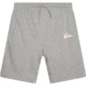Quiksilver Broek 'Easy Day' grijs gemêleerd / oranje / wit