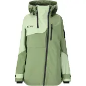 Slope Outdoorjas 'Zuko' groen / lichtgroen