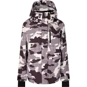 Slope Winterjas 'Kenai' ecru / mauve / wijnrood
