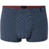 Schiesser Boxershorts 'Long Life' navy / wit