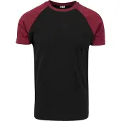Urban Classics Shirt bloedrood / zwart