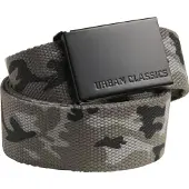 Urban Classics Riem - Canvas Belt - grijs-camo | Maat Standard