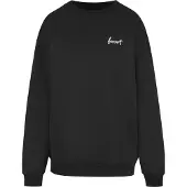 Brandit Sweatshirt 'Crewn. Carlsbad' zwart / wit