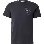 Superdry Shirt '1954 Company' marine / grijs