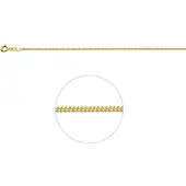The Jewelry Collection Doublé 10/000 Collier gourmet 1 3101022 50 cm