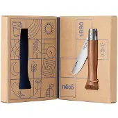 Opinel Néo6 Opiflex 003108 Stainless Steel, Black Walnut Wood, slipjoint zakmes
