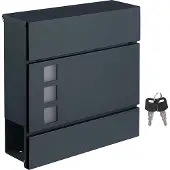 Songmics brievenbus / omheining doorwerpbrievenbus - mailbox