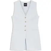 BOSS Slim fit lange blazer zonder mouwen model 'JULINIAL'