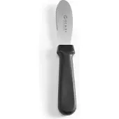 Hendi Getand botermes – zwart handvat – 210 mm – roestvrij staal