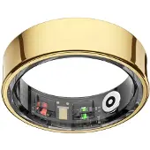NOLATR LUX - Smart Ring - Stappenteller Activiteitstracker Hartslagmeter - Goud Maat 9