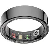 NOLATR Smart Ring LUX – Zonder Abonnement – Activity Tracker Ring – Hartslag, Slaap & Stappen – 5-7 Dagen Batterij – Zwart – Maat 11