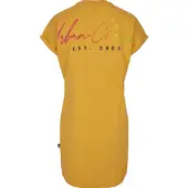Urban Classics Jurk geel