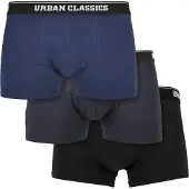 Urban Classics Boxershorts navy / nachtblauw / wit
