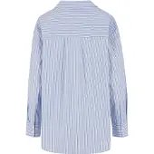 Urban Classics Blouse navy / lichtblauw / wit