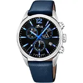 Lotus Chronograaf Chrono Black - Blue