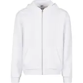 Urban Classics Sweatvest zilver / wit