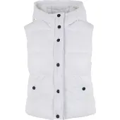 Urban Classics Bodywarmer zwart / wit