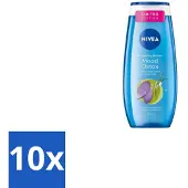 Nivea – Douchegel – Creme Mood Detox – 250 ml - Bulkverpakking - 10 stuks