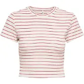 ONLY Shirt 'ONLANITS' rood / wit