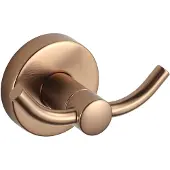 Mexen Remo dubbele handdoekhaak, geborsteld koper - 70507352-65