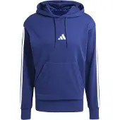Adidas Sweatshirt 'ESSENTIALS THREE STRIPES FRENCH TERRY' blauw / wit