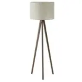 TK Lighting Vloerlamp Grand, hout donker, Woon-/ Eetkamer, Hout, Modern, vloerlamp hout