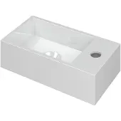 Ink Fontein Versus Met Kraangat Rechts Polystone Glans Wit 36x18x9 cm