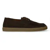 Manfield Bruine suède bootschoenen | Maat 45