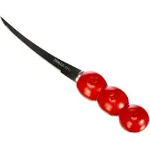 Fackelmann Set van 4 tomatenmessen met gekarteld lemmet 11 cm