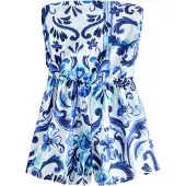 Next Jumpsuit blauw / navy / aqua / wit