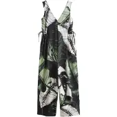 Next Jumpsuit groen / zwart / wit