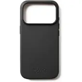 Mujjo Full Leather iPhone 17 Pro Hoesje Zwart
