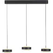 Schöner Wohnen Hanglamp Elmo, dimbaar, zwart, Woon-/ Eetkamer, metaal, Modern