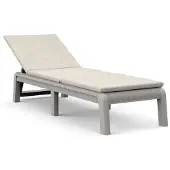Keter Mallorca Ligbed - inclusief kussen - 187.5x58x29cm - Soft Beige